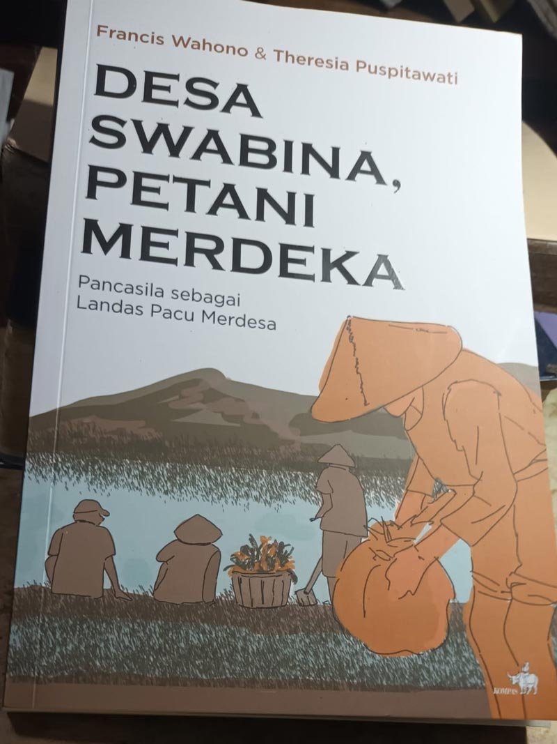 Buku Desa Swabina Petani Merdeka Pancasila sebagai Landas Pacu Merdesa Cover Depan